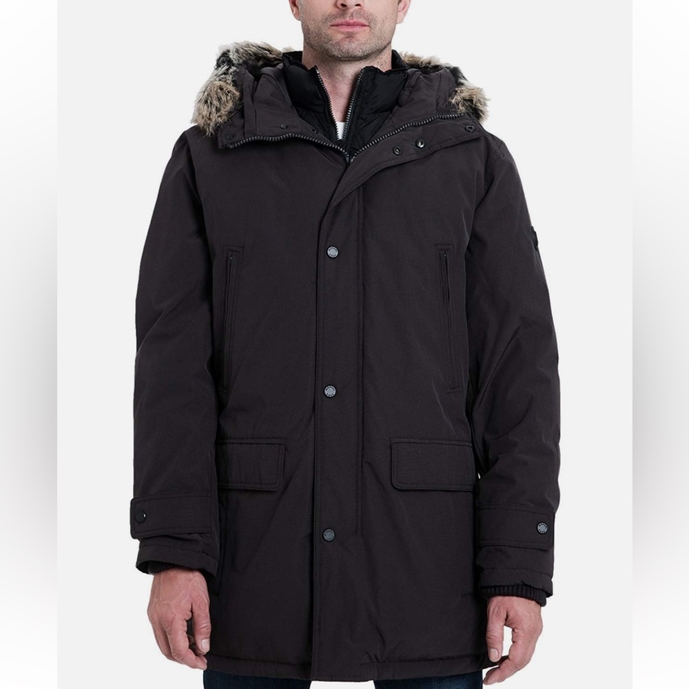 Michael Kors Men's Hooded Bib Snorkel Parka XL